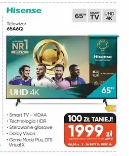 Max Elektro Telewizor Hisense 65A6Q oferta