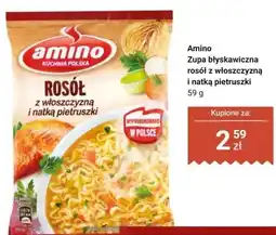 Dino Zupa błyskawiczna Amino rosół z włoszczyzną i natką pietruszki oferta