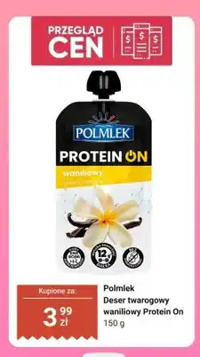 Dino Deser twarogowy waniliowy Protein On Polmlek oferta