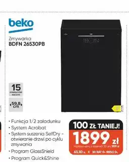 Max Elektro Zmywarka Beko BDFN 26530PB oferta