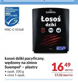 Makro Łosoś dziki pacyficzny wędzony na zimno Suempol plastry oferta