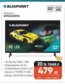 Max Elektro Telewizor Blaupunkt 32HLE4000S oferta
