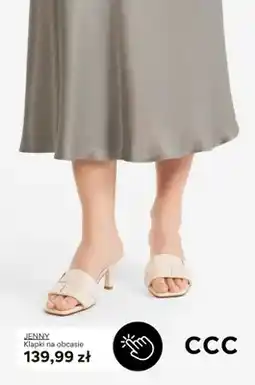 CCC Klapki na obcasie Jenny oferta