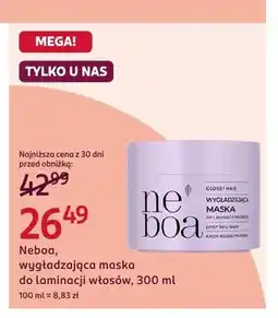Rossmann Wygładzająca maska do laminacji włosów Neboa oferta