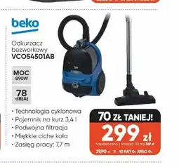 Max Elektro Odkurzacz bezworkowy Beko oferta
