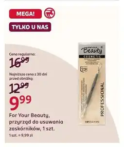 Rossmann Przyrząd do usuwania zaskórników For Your Beauty Professional oferta
