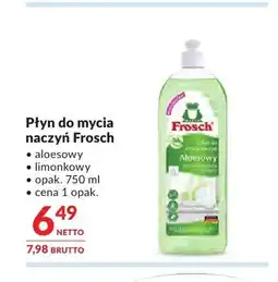 Makro Płyn do mycia naczyń Frosch aloesowy oferta