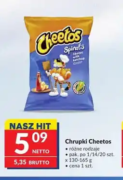 Makro Chrupki Cheetos Spirals Cheese with Ketchup oferta