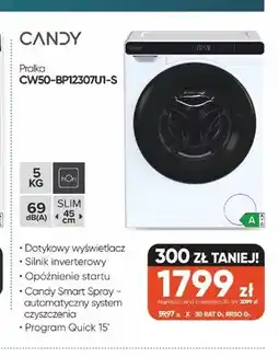 Max Elektro Pralka Candy CW50-BP12307U1-S oferta