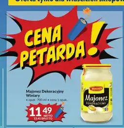 Makro Majonez Dekoracyjny Winiary oferta