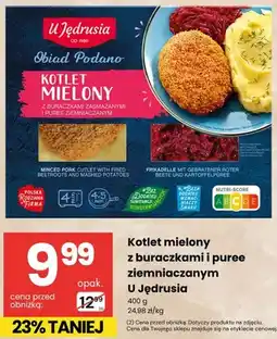 Delikatesy Centrum Kotlet mielony z buraczkami i puree ziemniaczanym U Jędrusia oferta