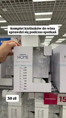 Pepco Komplet kieliszków do wina Pepco Home oferta