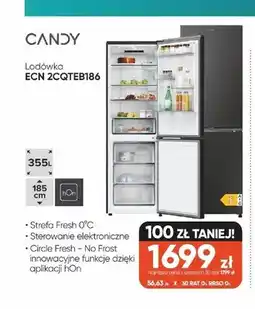 Max Elektro Lodówka Candy ECN 2CQTEB186 oferta