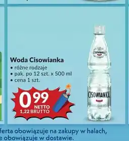 Makro Woda Cisowianka oferta