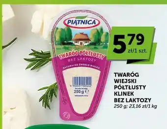 ABC Twaróg wiejski półtłusty klinek bez laktozy Piątnica oferta