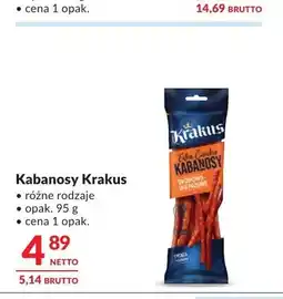 Makro Kabanosy drobiowo-wieprzowe Krakus oferta
