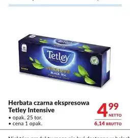 Makro Herbata czarna ekspresowa Tetley Intensive oferta