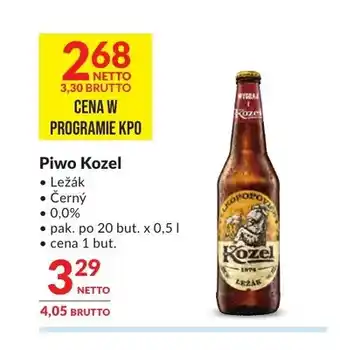Makro Piwo Kozel Ležák oferta