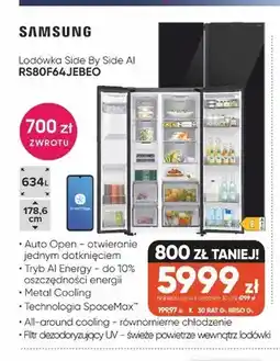 Max Elektro Lodówka Side By Side AI Samsung oferta
