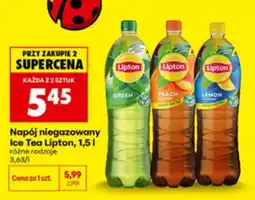 Biedronka Napój niegazowany Ice Tea Lipton oferta