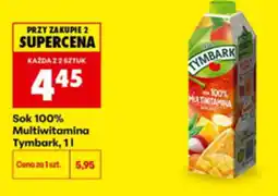 Biedronka Sok 100% Multiwitamina Tymbark oferta