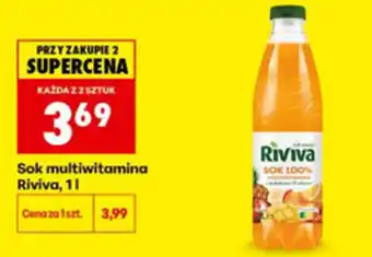 Biedronka Sok multiwitamina Riviva oferta