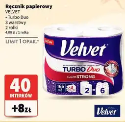 Intermarche Ręcznik papierowy Velvet Turbo Duo oferta