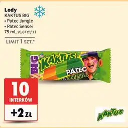Intermarche Lody Kaktus Big Patec Jungle / Patec Sensei oferta