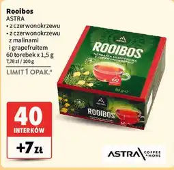 Intermarche Rooibos ASTRA z czerwonokrzewu / z czerwonokrzewu z malinami i grapefruitem oferta