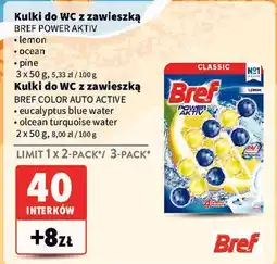 Intermarche Kulki do WC z zawieszką Bref Power Aktiv / Color Auto Active oferta