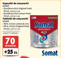 Intermarche Tabletki/Kapsułki do zmywarki Somat oferta