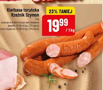 Polomarket Kiełbasa toruńska Rzeźnik Szymon oferta