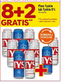 Polomarket Piwo Tyskie lub Tyskie 0% oferta
