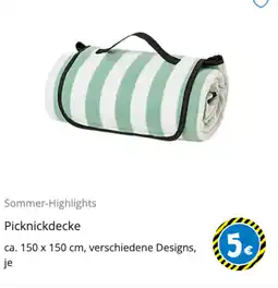 Tedi Sommer-Highlights Picknickdecke oferta