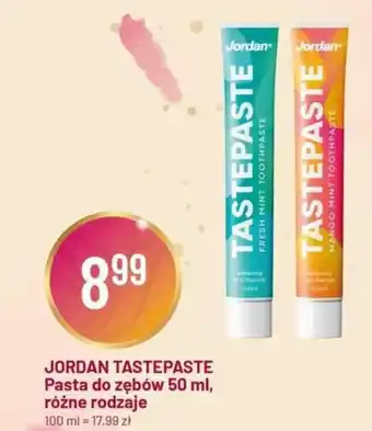 Jordan tastepaste Pasta do zębów