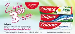 Drogerie Polskie Colgate pasty do zębów oferta