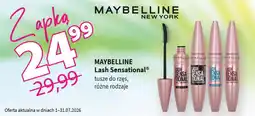Drogerie Polskie MAYBELLINE Lash SensationalⓇ tusze do rzęs oferta