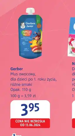 dm drogerie markt Mus owocowy Gerber oferta