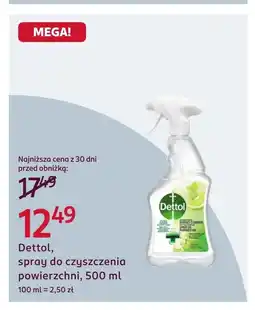 Rossmann Spray do czyszczenia Dettol oferta