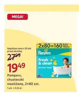 Rossmann Chusteczki nawilżane Pampers oferta