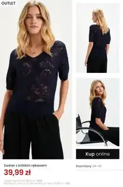 Top Secret Sweter z krótkim rękawem oferta