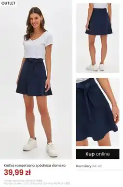 Top Secret Krótka rozszerzana spódnica damska oferta