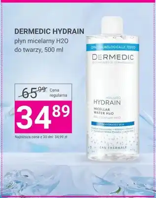 Płyn micelarny H2O do twarzy Dermedic Hydrain