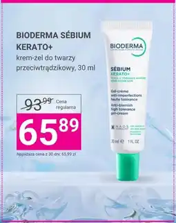Hebe Krem-żel do twarzy przeciwtrądzikowy Bioderma Sébium Kerato+ oferta