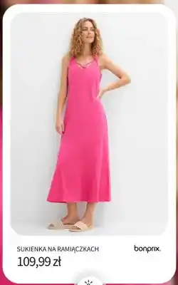 BonPrix Sukienka na ramiączkach Bonprix oferta