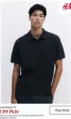 H&M Koszulka polo Regular Fit H&M oferta