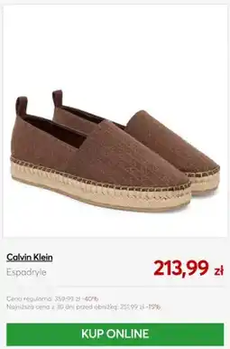 eobuwie Espadryle Calvin Klein oferta
