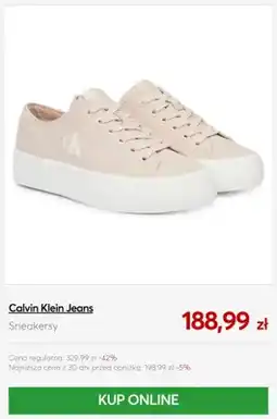 eobuwie Sneakersy Calvin Klein Jeans oferta