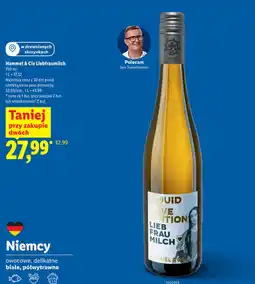 Lidl Wino Białe oferta