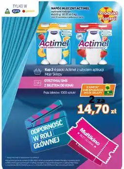 ABC Napój mleczny Actimel wieloowocowy 4-pak oferta